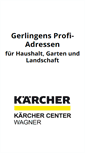 Mobile Screenshot of kaercher-center-wagner.de